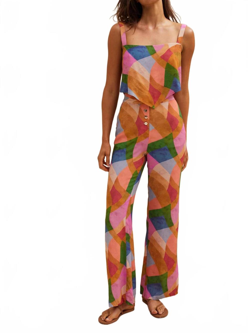 NEW AQUARI women's palma pants in multi
